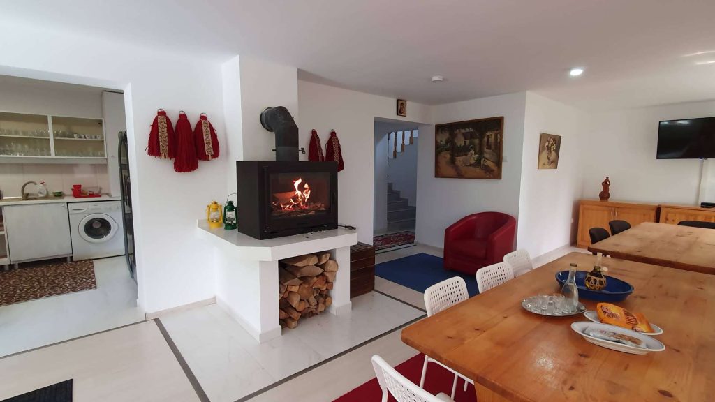 Modern hut accommodation